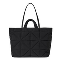 Aunstuff Quilted Puffer Tote Bag with Dual Handles